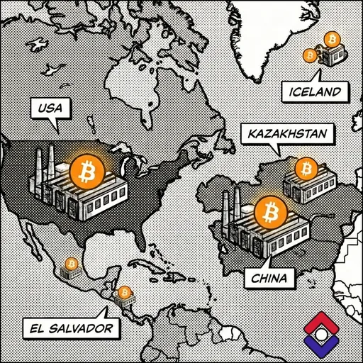 Bitcoin Mining by Country Game Thumbnail